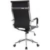 Кресло Riva Chair 6002-1 S черное для руководителя, хром, экокожа фото 4