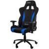 Кресло Arozzi Inizio Fabric-Blue, компьютерное (для геймеров), ткань, цвет черный/синий фото 1