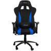Кресло Arozzi Inizio Fabric-Blue, компьютерное (для геймеров), ткань, цвет черный/синий фото 2