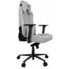Кресло Arozzi Vernazza Soft Fabric - Light Grey, компьютерное (для геймеров), ткань, цвет светло-серый фото 3