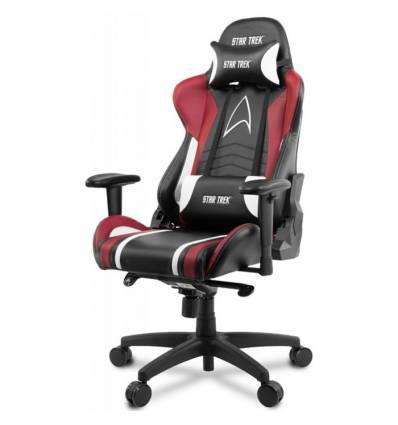 Кресло Arozzi Gaming Chair - Star Trek Edition - Red, компьютерное (для геймеров), экокожа, цвет черный/красный/белый