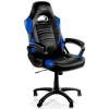 Кресло Arozzi Enzo - Blue, компьютерное (для геймеров), экокожа, цвет черный/синий фото 3