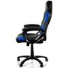 Кресло Arozzi Enzo - Blue, компьютерное (для геймеров), экокожа, цвет черный/синий фото 6