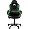 Кресло Arozzi Enzo - Green, компьютерное (для геймеров), экокожа, цвет черный/зеленый фото 2