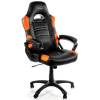 Кресло Arozzi Enzo - Orange, компьютерное (для геймеров), экокожа, цвет черный/оранжевый фото 3