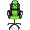 Кресло Arozzi Monza - Green, компьютерное (для геймеров), экокожа, цвет черный/зеленый фото 2