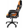 Кресло Arozzi Monza - Orange, компьютерное (для геймеров), экокожа, цвет черный/оранжевый фото 5