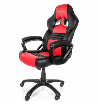 Кресло Arozzi Monza - Red, компьютерное (для геймеров), экокожа, цвет черный/красный