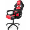 Кресло Arozzi Monza - Red, компьютерное (для геймеров), экокожа, цвет черный/красный фото 1