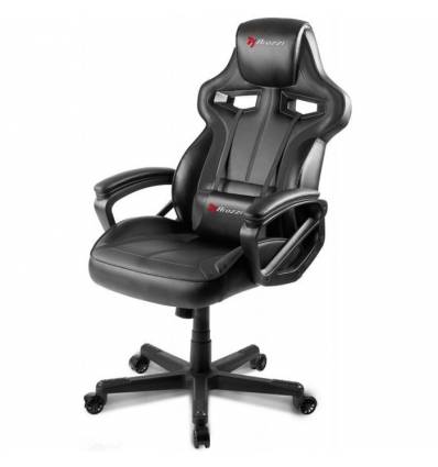Кресло Arozzi Milano - Black, компьютерное (для геймеров), экокожа, цвет черный