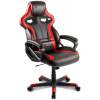 Кресло Arozzi Milano - Red, компьютерное (для геймеров), экокожа, цвет черный/красный фото 3