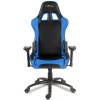 Кресло Arozzi Verona - Blue, компьютерное (для геймеров), экокожа, цвет черный/синий фото 2