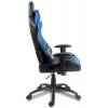 Кресло Arozzi Verona - Blue, компьютерное (для геймеров), экокожа, цвет черный/синий фото 4