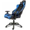 Кресло Arozzi Verona - Blue, компьютерное (для геймеров), экокожа, цвет черный/синий фото 6