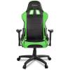 Кресло Arozzi Verona - Green, компьютерное (для геймеров), экокожа, цвет черный/зеленый фото 2
