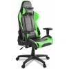 Кресло Arozzi Verona - Green, компьютерное (для геймеров), экокожа, цвет черный/зеленый фото 3