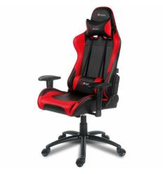 Кресло для руководителя Arozzi Verona - Red, экокожа, цвет черный/красный фото 1