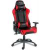 Кресло Arozzi Verona - Red, компьютерное (для геймеров), экокожа, цвет черный/красный фото 3
