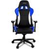 Кресло Arozzi Verona Pro - Blue, компьютерное (для геймеров), экокожа, цвет черный/синий/белый фото 2