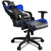 Кресло Arozzi Verona Pro - Blue, компьютерное (для геймеров), экокожа, цвет черный/синий/белый фото 4