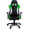 Кресло Arozzi Verona Pro - Green, компьютерное (для геймеров), экокожа, цвет черный/зеленый/белый фото 2