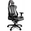 Кресло Arozzi Verona Pro - Grey, компьютерное (для геймеров), экокожа, цвет черный/серый/белый фото 3