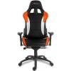 Кресло Arozzi Verona Pro - Orange, компьютерное (для геймеров), экокожа, цвет черный/оранжевый/белый фото 2