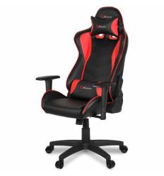 Офисное кресло Arozzi Mezzo V2 Red, экокожа, цвет черный/красный фото 1