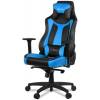 Кресло Arozzi Vernazza Blue, компьютерное (для геймеров), экокожа, цвет черный/синий фото 1