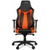 Кресло Arozzi Vernazza Orange, компьютерное (для геймеров), экокожа, цвет черный/оранжевый фото 2