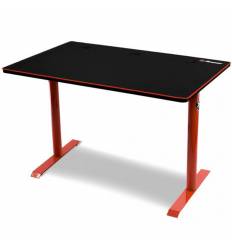 Стол Arozzi Arena Leggero Gaming Desk - Red, компьютерный (для геймеров), черный/красный