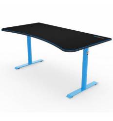Стол Arozzi Arena Gaming Desk - Blue, компьютерный (для геймеров), черный/синий
