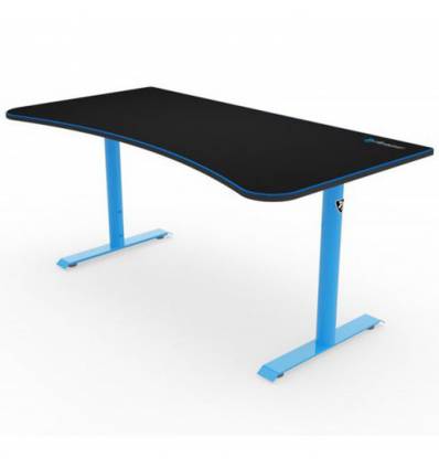 Стол Arozzi Arena Gaming Desk - Blue, компьютерный (для геймеров), черный/синий