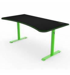 Стол Arozzi Arena Gaming Desk - Green, компьютерный (для геймеров), черный/зеленый