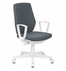 Кресло Бюрократ CH-W545/26-25 для оператора, белый пластик, цвет серый