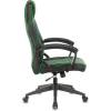 Кресло Бюрократ VIKING ZOMBIE A3 GN игровое, экокожа, цвет черный/зеленый фото 3