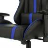 Кресло Бюрократ VIKING ZOMBIE A4 BL игровое, экокожа, цвет черный/синий фото 7