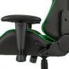 Кресло Бюрократ VIKING ZOMBIE A4 GN игровое, экокожа, цвет черный/зеленый фото 9