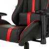 Кресло Бюрократ VIKING ZOMBIE A4 RED игровое, экокожа, цвет черный/красный фото 7