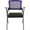 Кресло CHAIRMAN NEXX Blue для посетителя, сетчатая спинка, ткань, цвет синий/черный фото 2