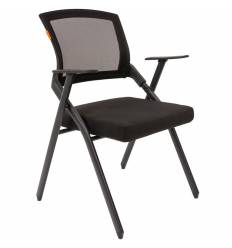 Кресло CHAIRMAN NEXX Black для посетителя, сетчатая спинка, ткань, цвет черный