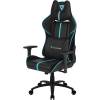Кресло ThunderX3 BC5 Black-Cyan для геймеров, экокожа, цвет черный/голубой фото 1