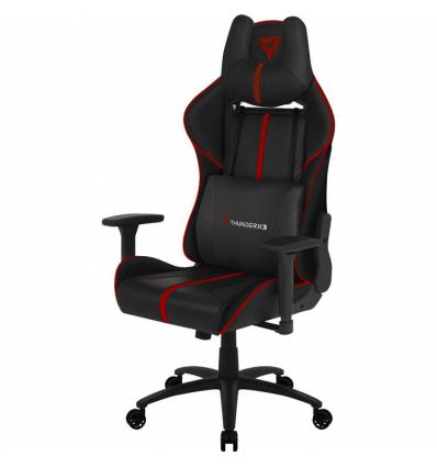 Кресло ThunderX3 BC5 Black-Red для геймеров, экокожа, цвет черный/красный