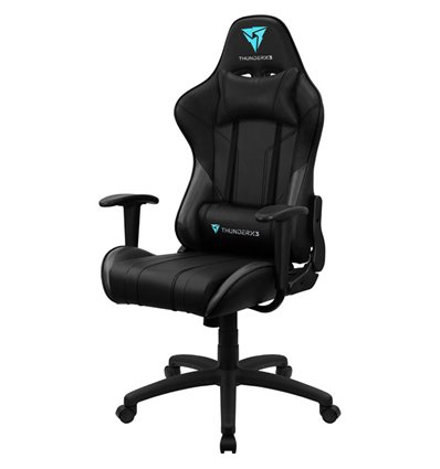 Кресло ThunderX3 EC3 Black Air для геймеров, экокожа, цвет черный