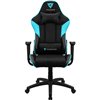 Кресло ThunderX3 EC3 Black-Cyan Air для геймеров, экокожа, цвет черный/голубой фото 2
