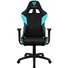 Кресло ThunderX3 EC3 Black-Cyan Air для геймеров, экокожа, цвет черный/голубой фото 7