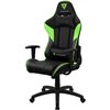 Кресло ThunderX3 EC3 Black-Green Air для геймеров, экокожа, цвет черный/зеленый фото 1