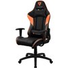 Кресло ThunderX3 EC3 Black-Orange Air для геймеров, экокожа, цвет черный/оранжевый фото 1