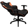 Кресло ThunderX3 EC3 Black-Orange Air для геймеров, экокожа, цвет черный/оранжевый фото 3