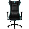 Кресло ThunderX3 UC5 Black-Cyan AIR HEX для геймеров, экокожа, цвет черный/голубой, с модулем RGB подсветки фото 2